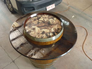 Custom wine barrel