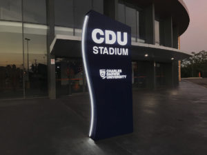 charles darwin university_netball stadium illuminated plinth
