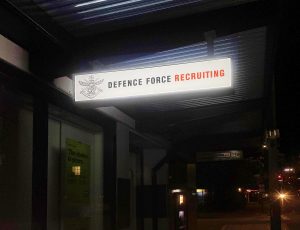 DEFENCE FORCE RECRUITING_HANGING LIGHT BOX 2